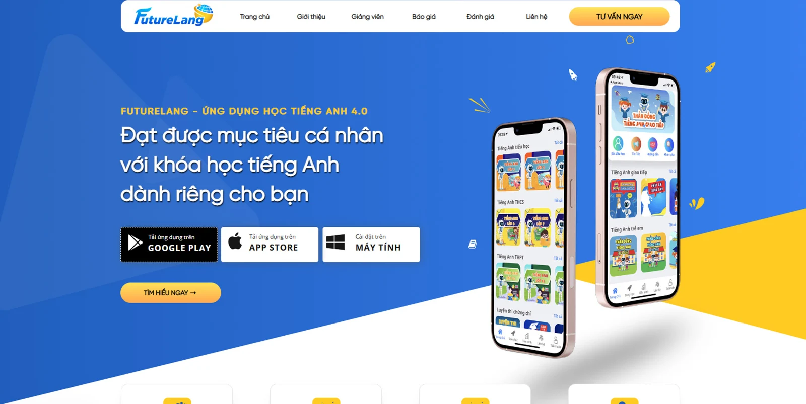 Giao diện FutureLang trong danh mục dự án RTS